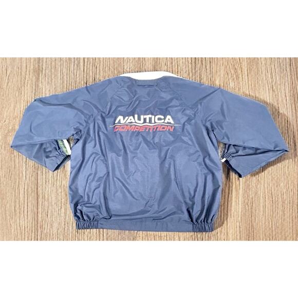 Nautica Competition Other - Vintage 90s Nautica Competition Windbreaker Jacket Navy Blue and White Men's M
